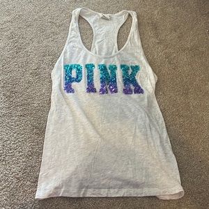 VS Pink Sequin Top